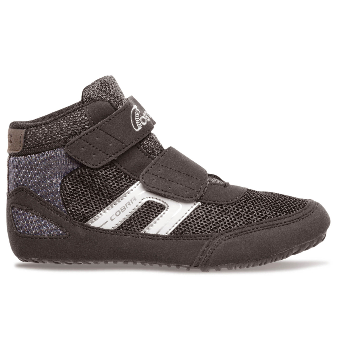 

Борцовки замшевые на липучках Cobra Heroe 2617B размер 30 Black-White-Grey