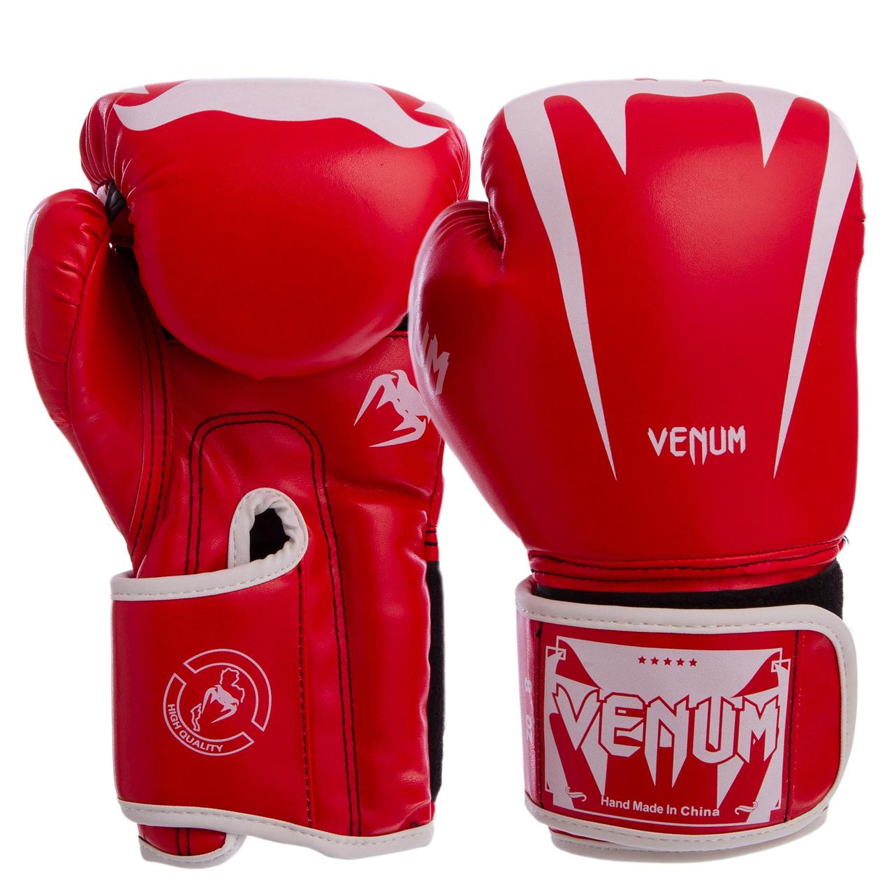 

Перчатки для бокса и единоборств VENUM Heroe 8349 Red-White 12 унций