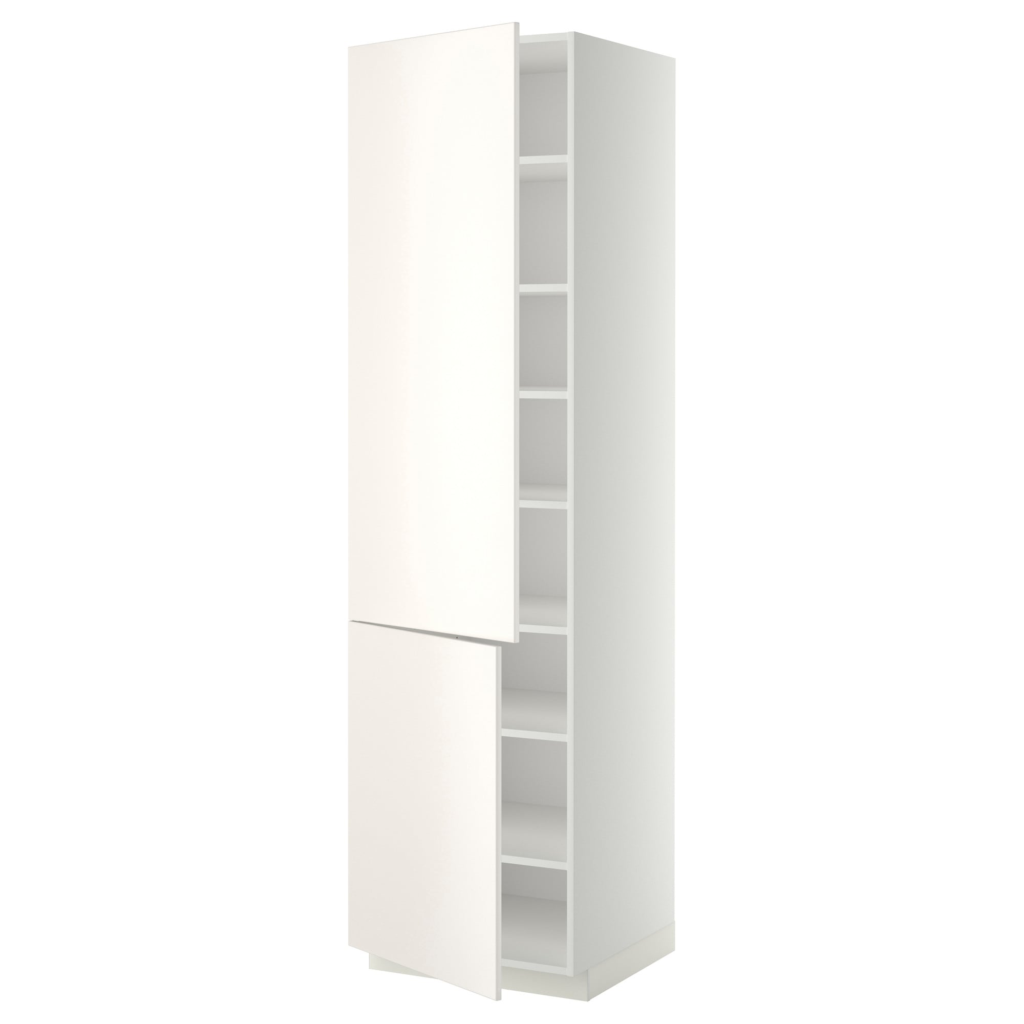 

Высокий шкаф с полками / 2 двери IKEA МЕТОД белый 193.542.04