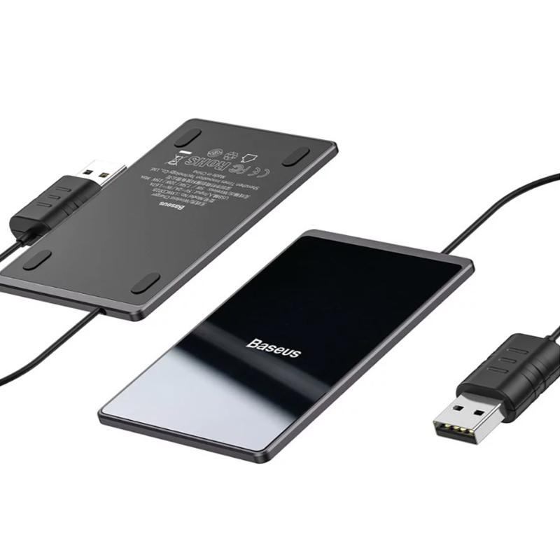 

Беспроводное ЗУ Baseus Card Ultra Thin Wireless Charger (WX01B-01) Black