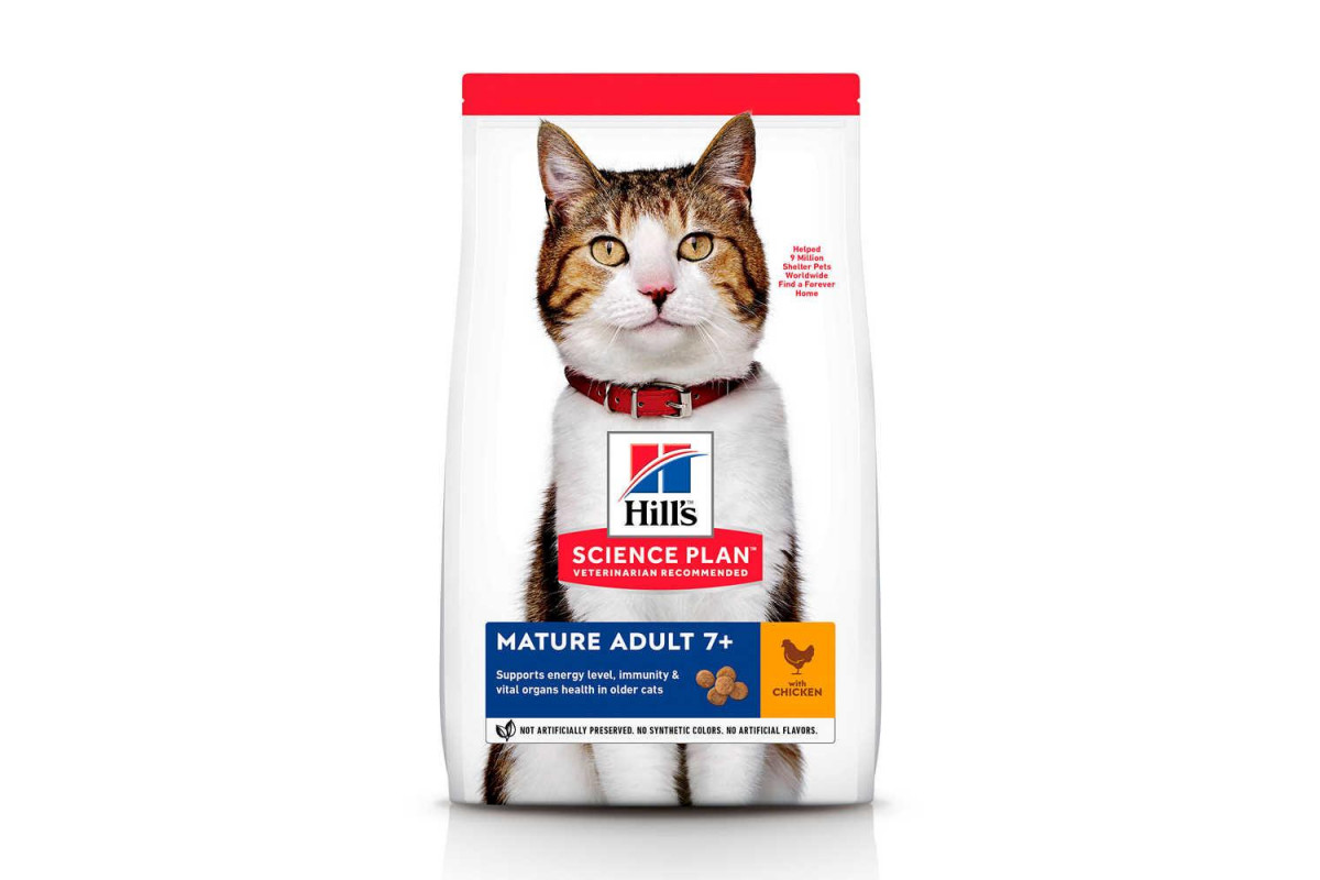 

Сухой корм Hill's Science Plan Mature Adult Cat Chicken 1.5 кг