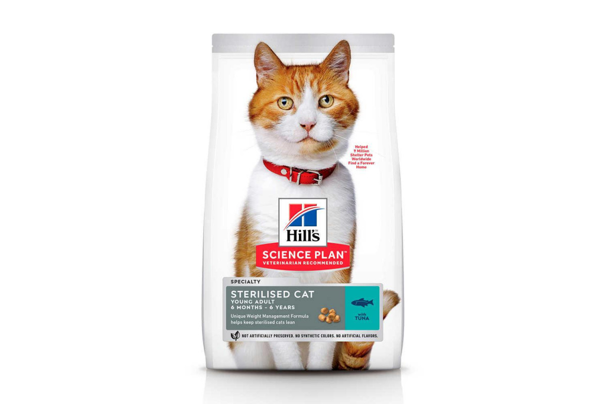

Сухой корм Hill's Science Plan Young Adult Sterilised Cat Tuna 10 кг