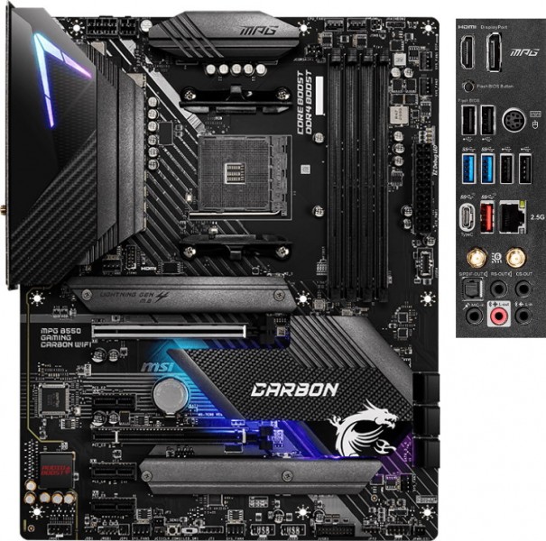 

Материнская плата MSI MPG B550 GAMING CARBON WIFI (F00245928)