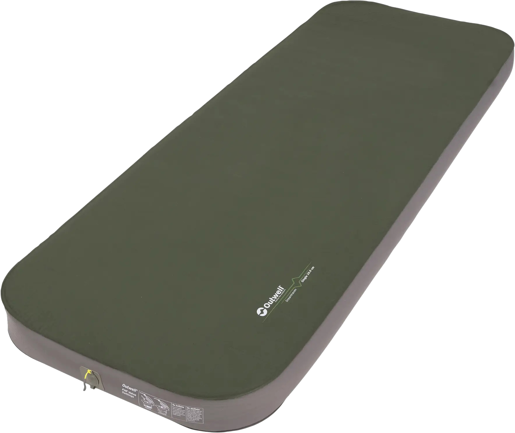 

Коврик самонадувающийся Outwell Self-inflating Mat Dreamhaven Single 200 x 60 x 5.5 см Elegant Green (929008)