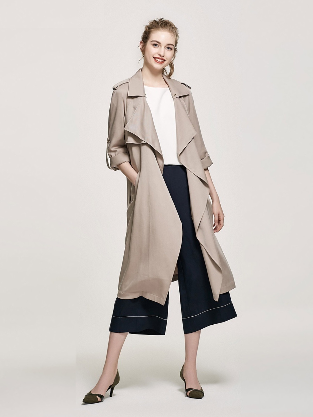 

Тренч Vero Moda 317421506  Бежевый, Тренч Vero Moda 317421506 S Бежевый