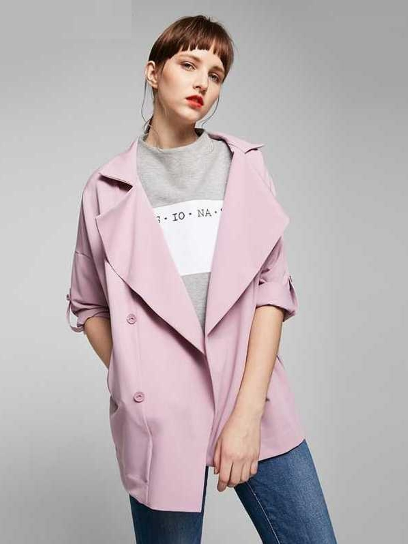 

Тренч Vero Moda 317117502  Розовый, Тренч Vero Moda 317117502 S Розовый