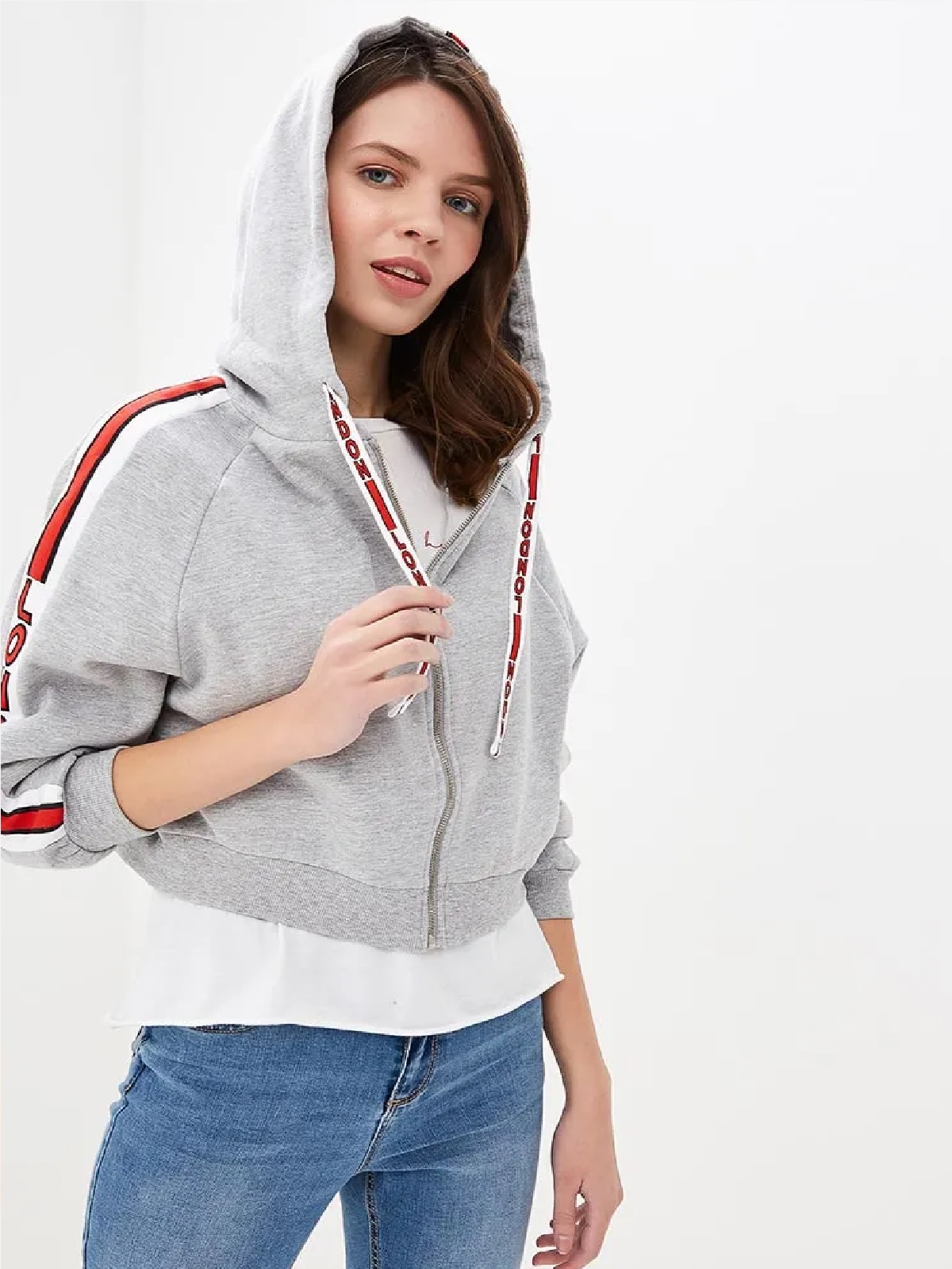 

Кофта с надписью London Jennyfer 30elio  Серый, Кофта с надписью London Jennyfer 30elio L Серый
