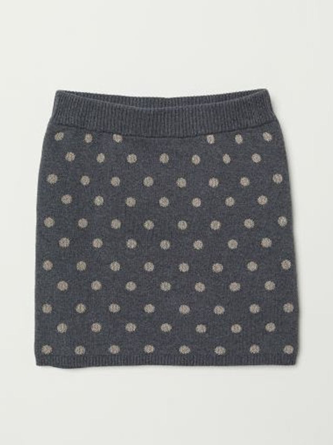 

Вязаная юбка H&M 0659322 92 cm Серый