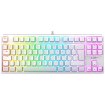 

Клавиатура Xtrfy K4 TKL RGB Kailh Red Ukr-Ru White (XG-K4-RGB-TKL-WH-R-UKR)