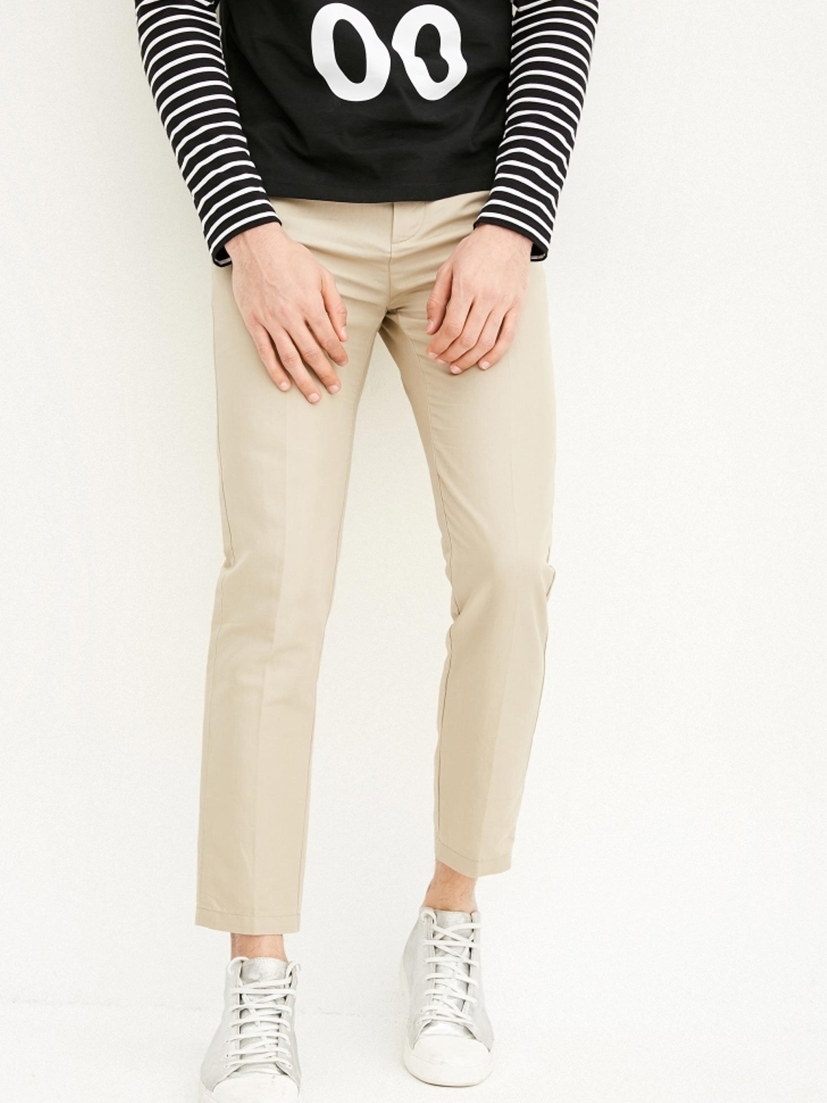

Тонкие льняные повседневные брюки Jack & Jones 217214509  Бежевый, Тонкие льняные повседневные брюки Jack & Jones 217214509 M Бежевый