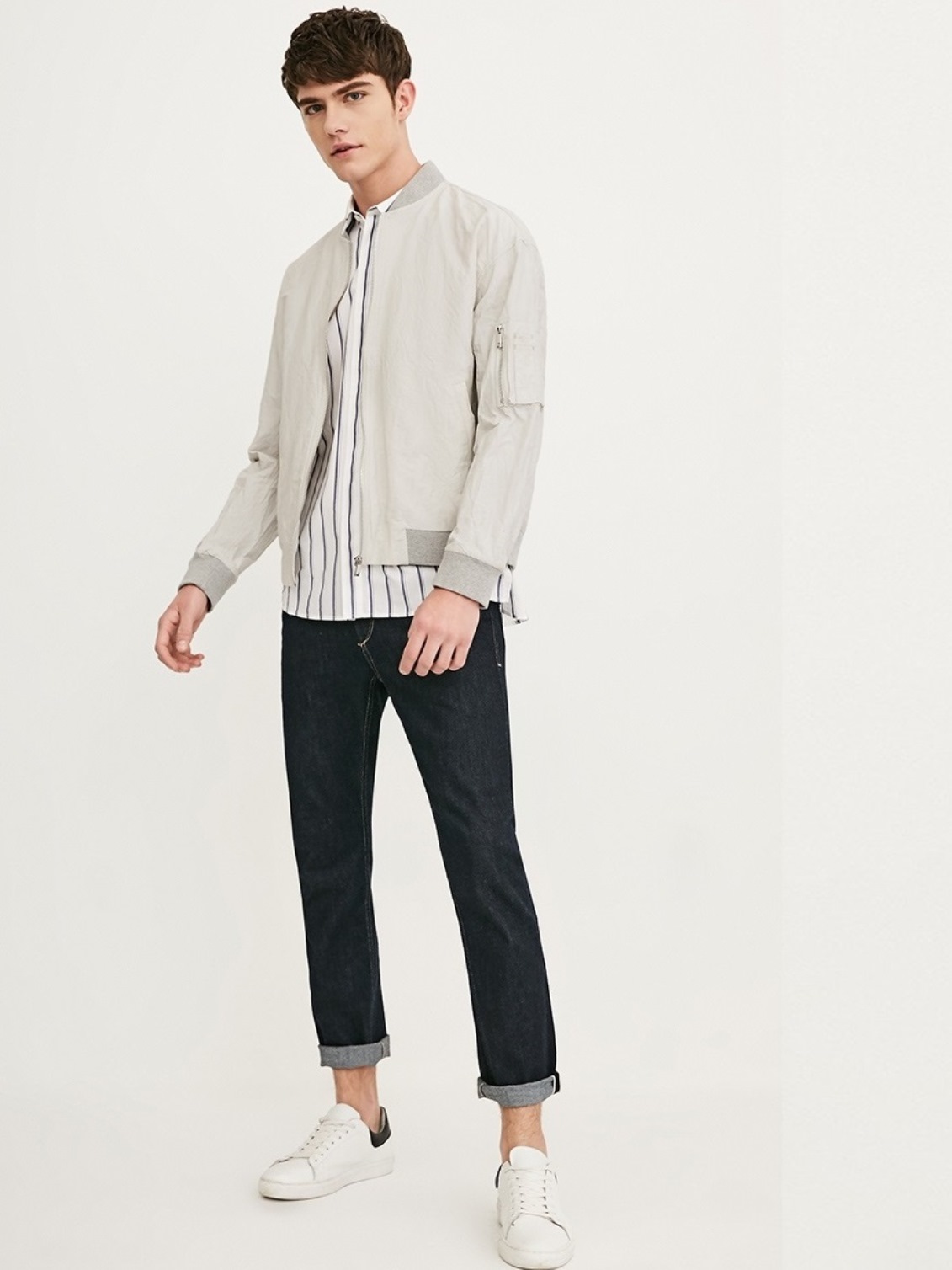

Легкая ветровка Jack & Jones 218121573  Бежевый, Легкая ветровка Jack & Jones 218121573 M Бежевый