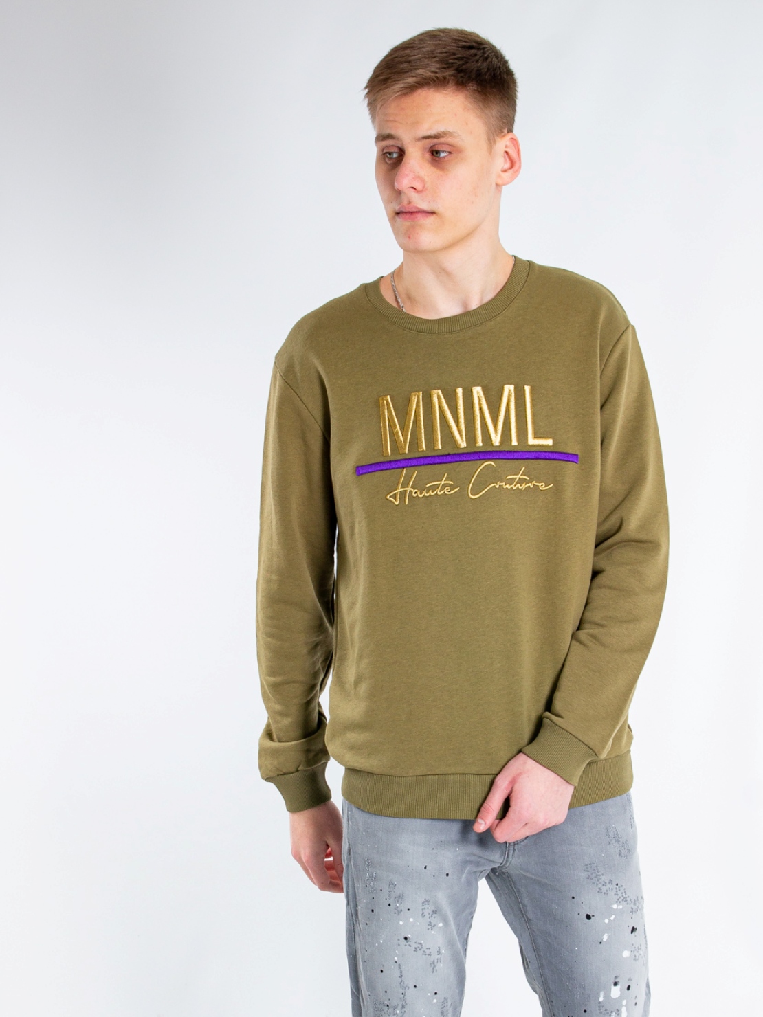 

Свитшот MNML 2338  Хаки, Свитшот MNML 2338 S Хаки