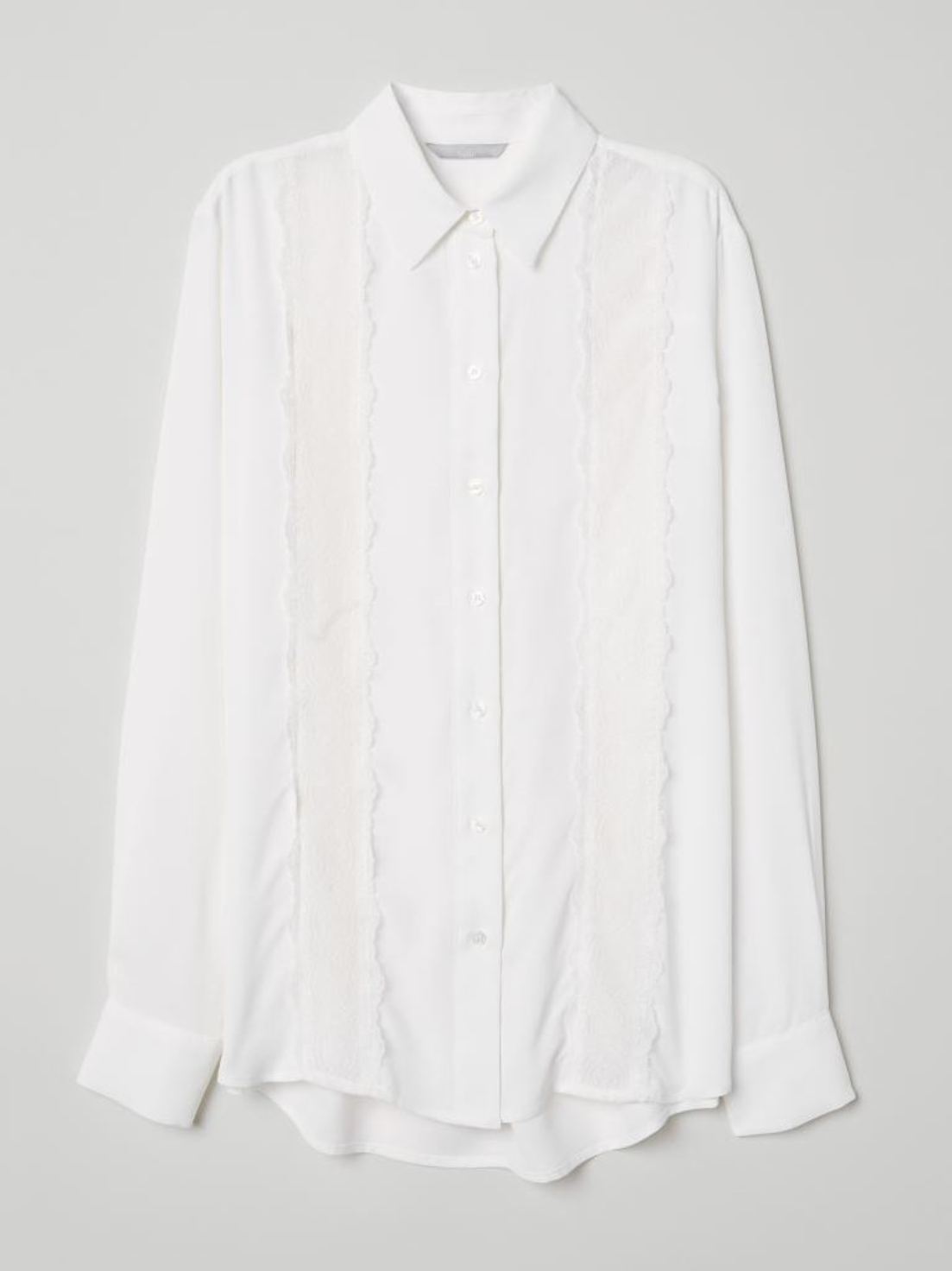 

Блузка с кружевной вышивкой H&M 0687364  Белый, Блузка с кружевной вышивкой H&M 0687364 4XL Белый