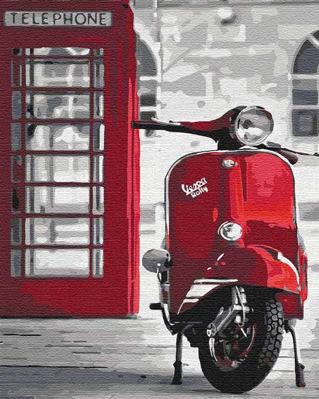 

Картина по номерам Идейка Легендарная Vespa 40 x 50 см (КНО2155) (4820143948290)