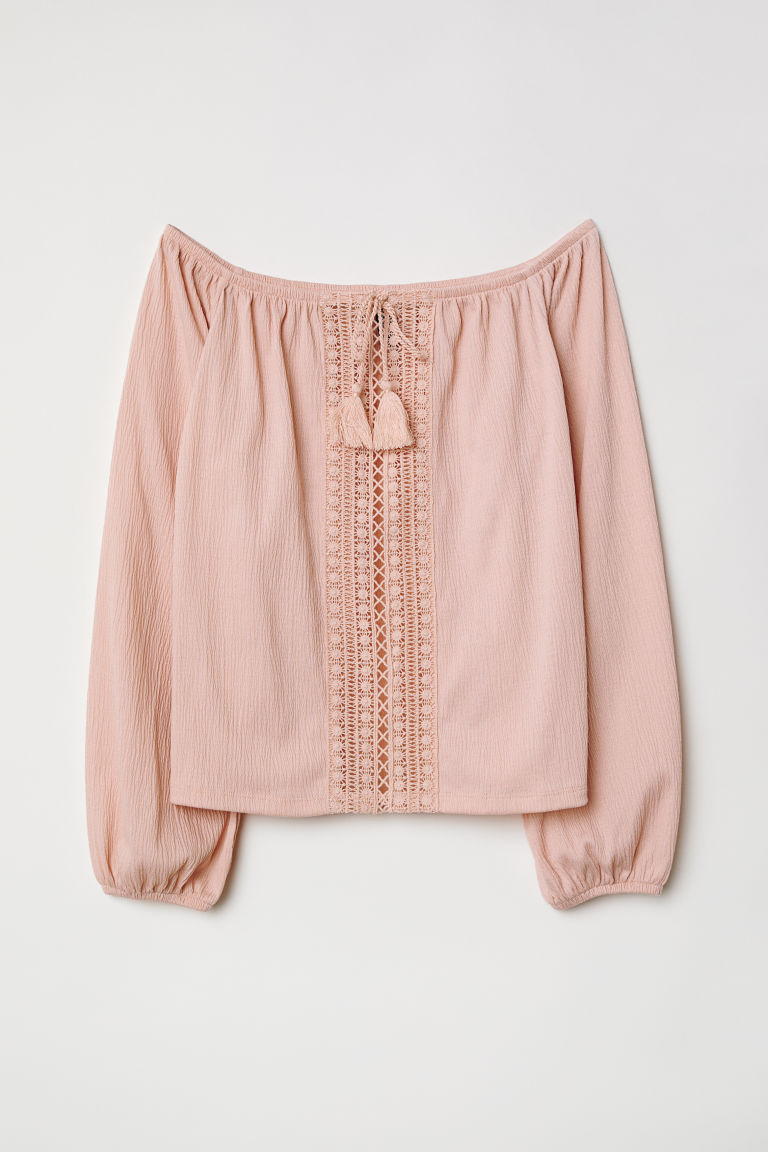 

Блуза H&M 0652095  Бежевый, Блуза H&M 0652095 XS Бежевый
