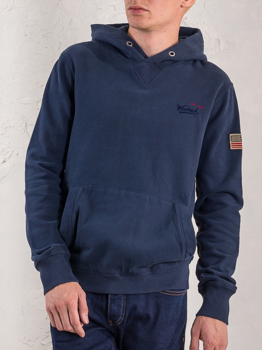 

Худи Woolrich N03101-65 S Синий