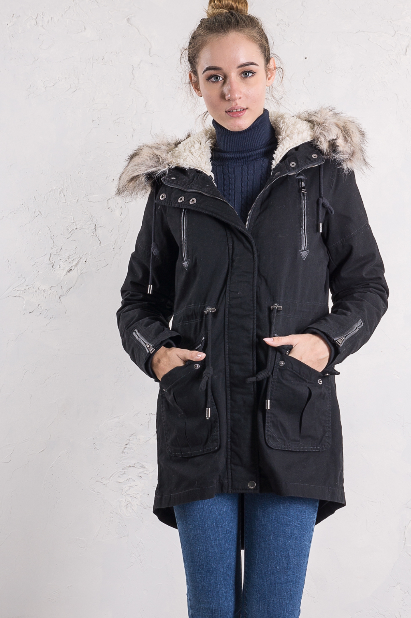 

Парка Alcott gb1694do XL Черный