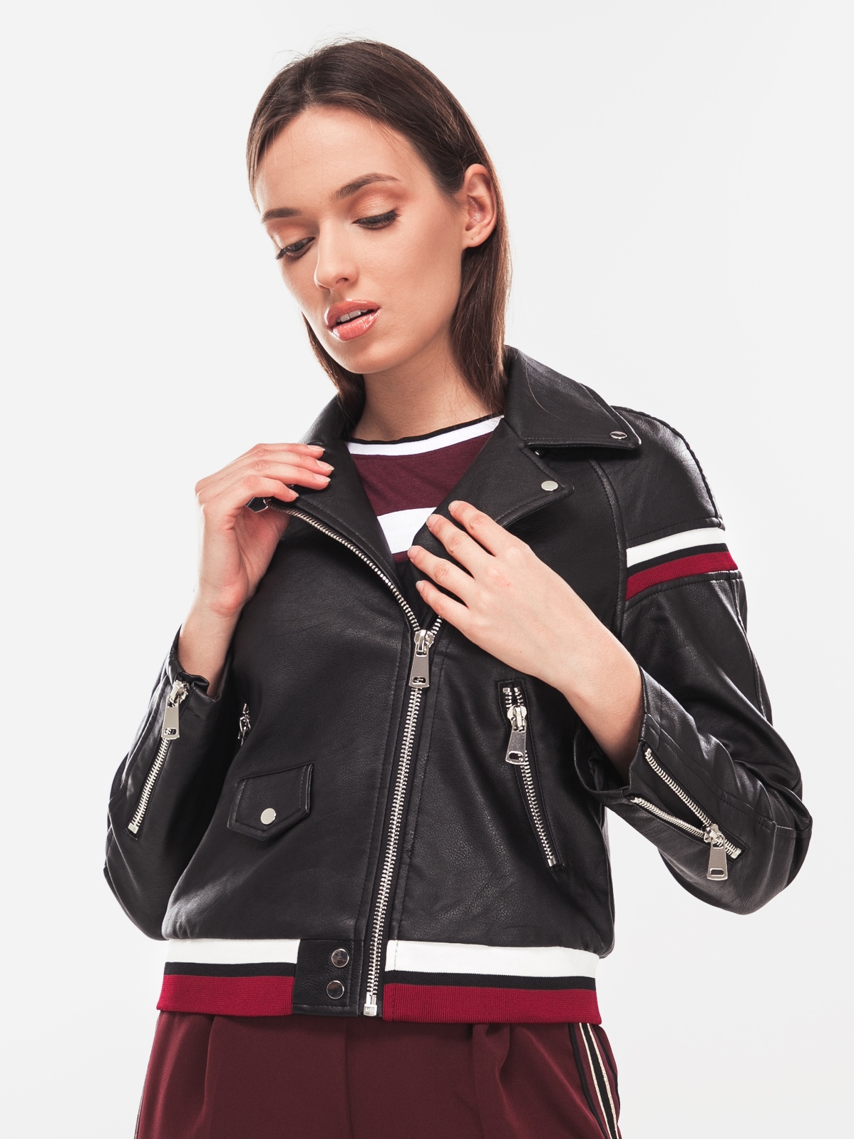 

Кожаная куртка Jennyfer 00pube  Черный, Кожаная куртка Jennyfer 00pube L Черный