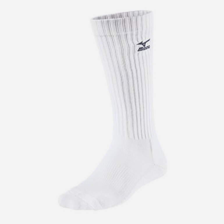 Акция на Волейбольные носки Mizuno VB Socks Long 67XUU71671 M (38-40) Белые (5054698065099) от Rozetka UA