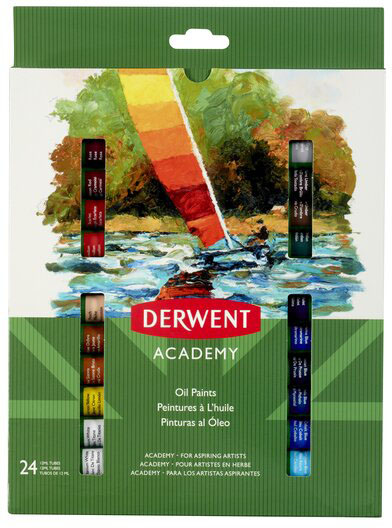 

Набор масляных красок Derwent Academy 24 цвета 12 мл (98224)