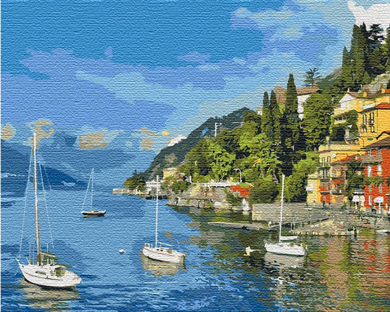 

Картина по номерам Идейка Прибрежный отдых 40 x 50 см В коробке (КН2164) (4823104302780)