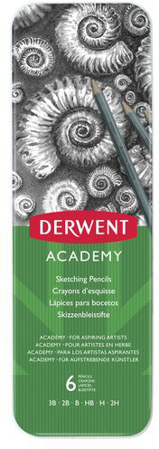 2301945 DERWENT Academy™ matite grafite 3B-2H 6pz 