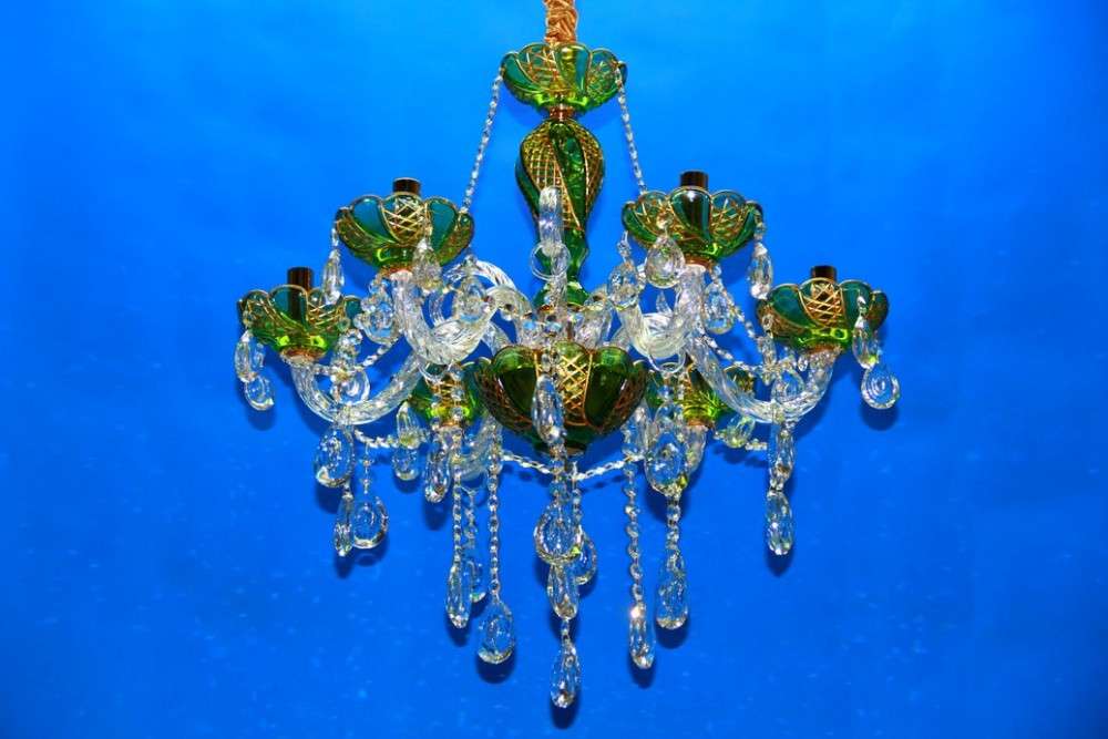 

Люстра свеча L77197/6 (GN) Handmade (YE-L77197/6-GN)