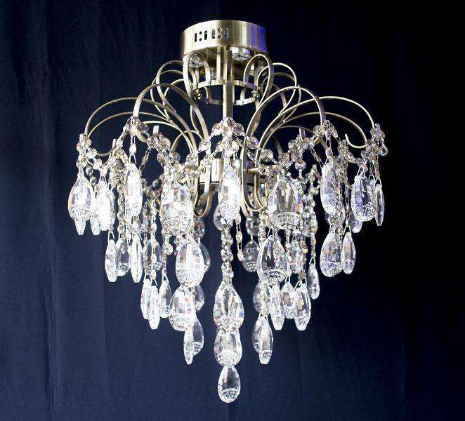 

Хрустальная люстра P5 - 0268-44 (АВ) Led Handmade (YE-P5-0268-4+4-АВ) LED)