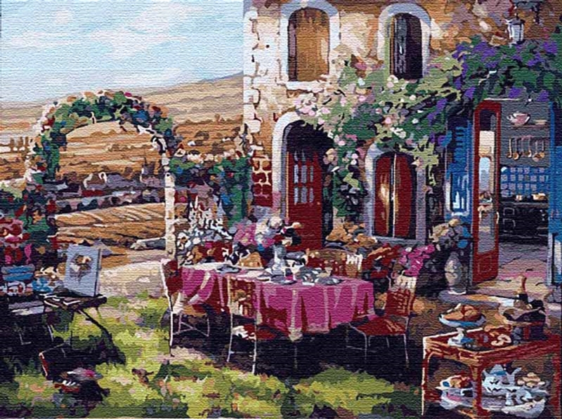 

Картина по номерам Идейка Жизнь в Провансе 40 x 50 см (КНО2245) (4820143948863)