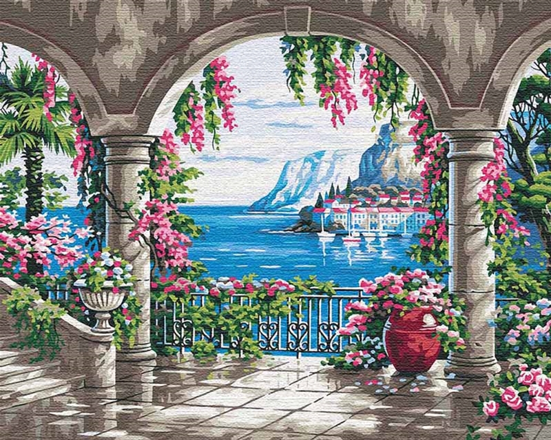 

Картина по номерам Идейка Райское место 40 x 50 см В коробке (КН2235) (4823104303787)