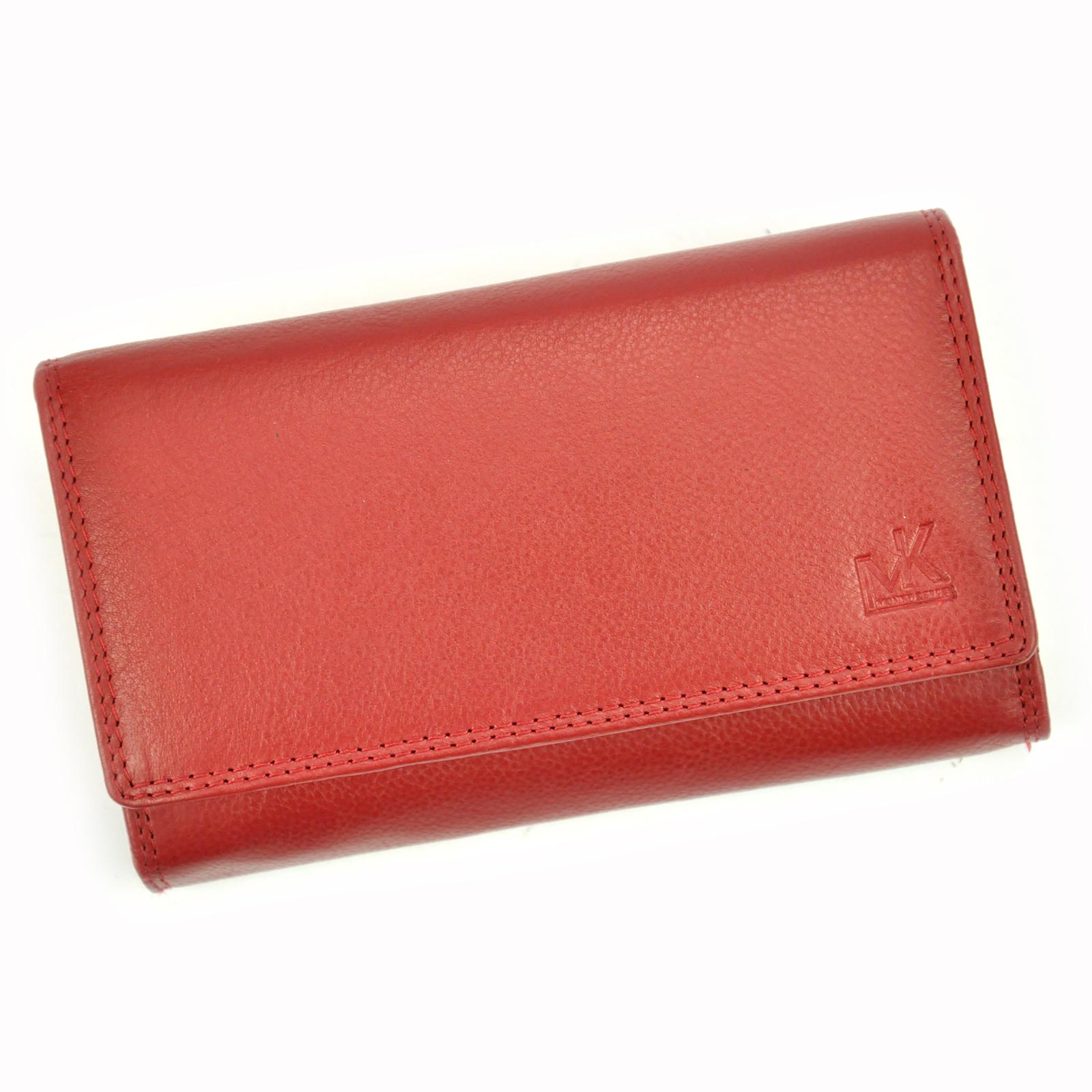 

Женский кожаный кошелек 12137 RFID Красный