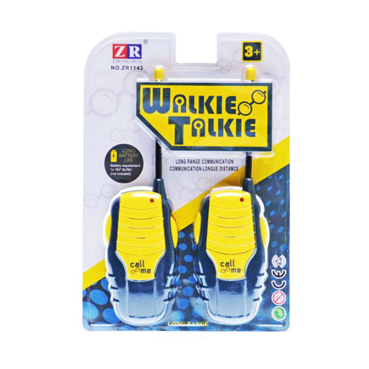 

Рации Walkie-Talkie ZHONG RUN (ZR1143) (112991)