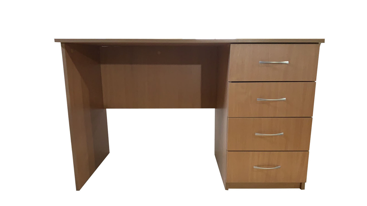 

Стол письменный с ящиками 1200х600х740 бук