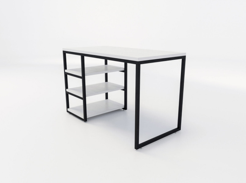 

Стол офисный Loft 1200*600*750 мм. белый