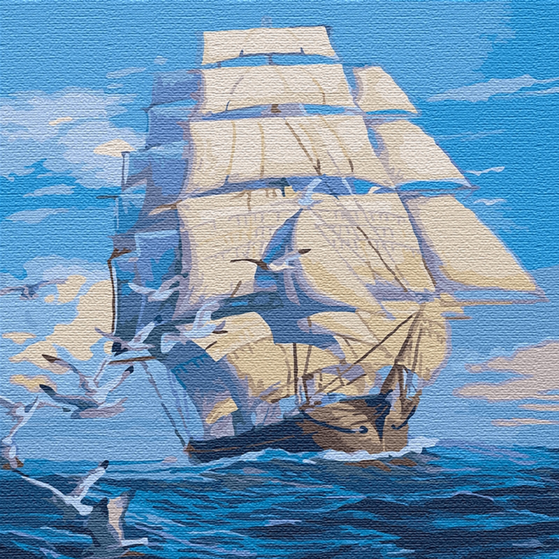 

Картина по номерам Идейка На всех парусах 40 x 40 см (КНО2708) (4823104305048)