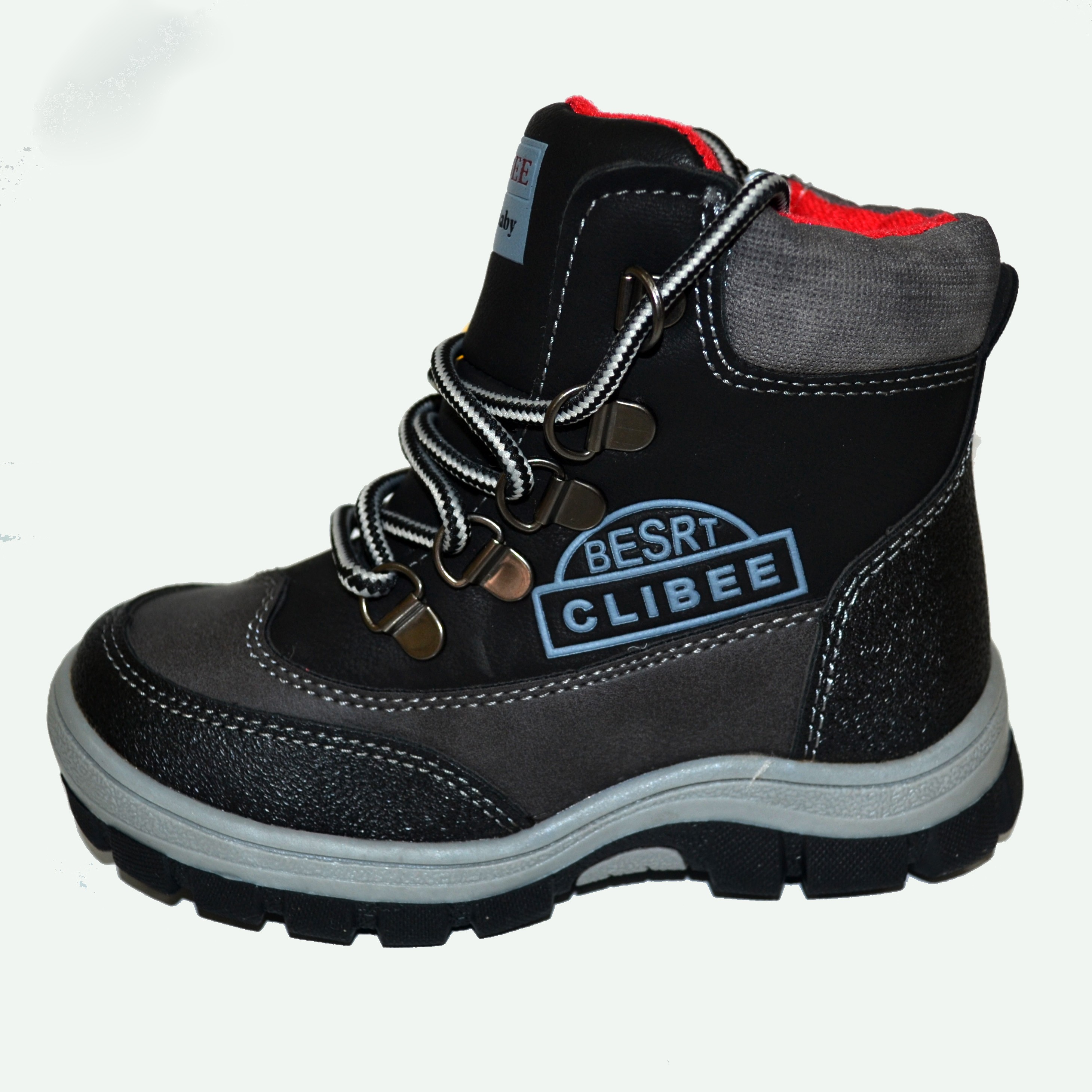 

Ботинки для мальчиков Clibee H185 black-red 29(р)