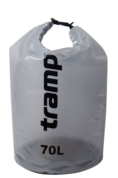 

Гермомешок прозрачный Tramp PVC Coated Tarpaulin 70л (TRA-108)