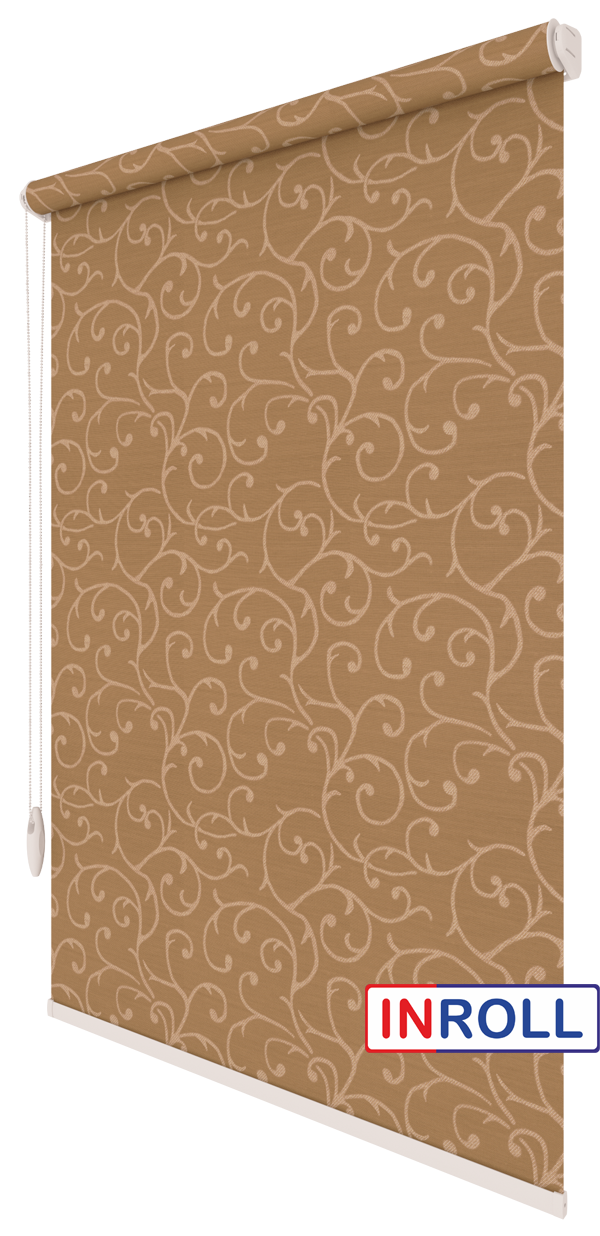 

Ролета тканевая INROLL Есо-Standart 122,5х165 см Akant Какао 1827