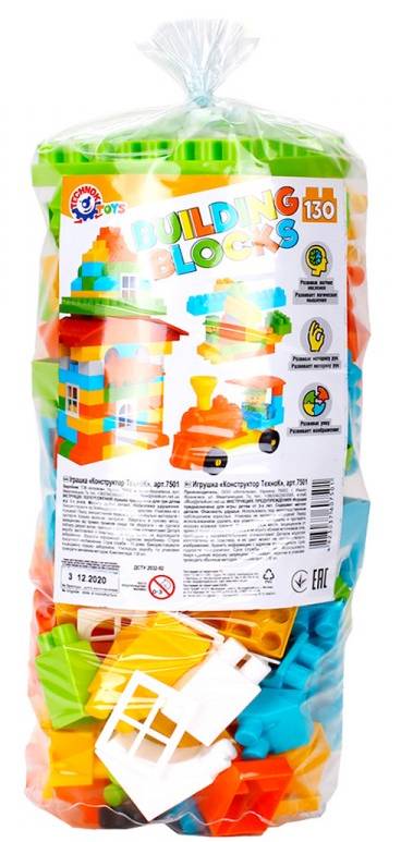 

Игрушка Technok Конструктор 130 элементов (7501) (4823037607501)