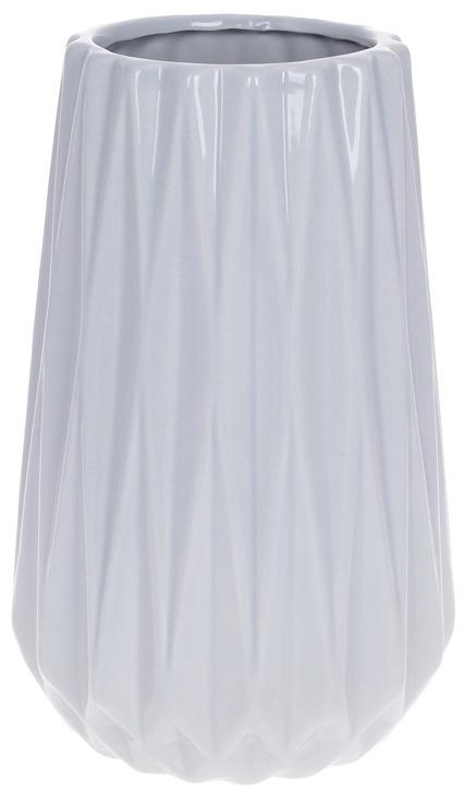 

Ваза керамическая "Stone Flower" 16.5x16.5x26см, светло-серый