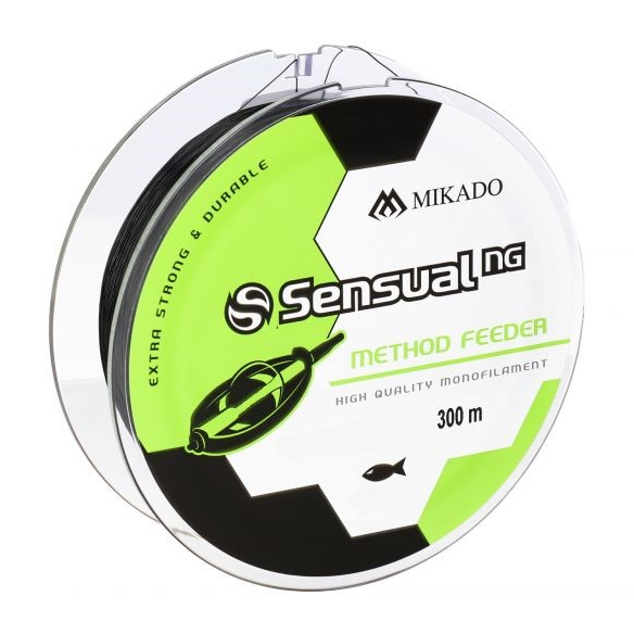 

Леска Mikado Sensual NG Method Feeder 300m 0.30mm 9.81kg чёрный (ZSN200-300-030)