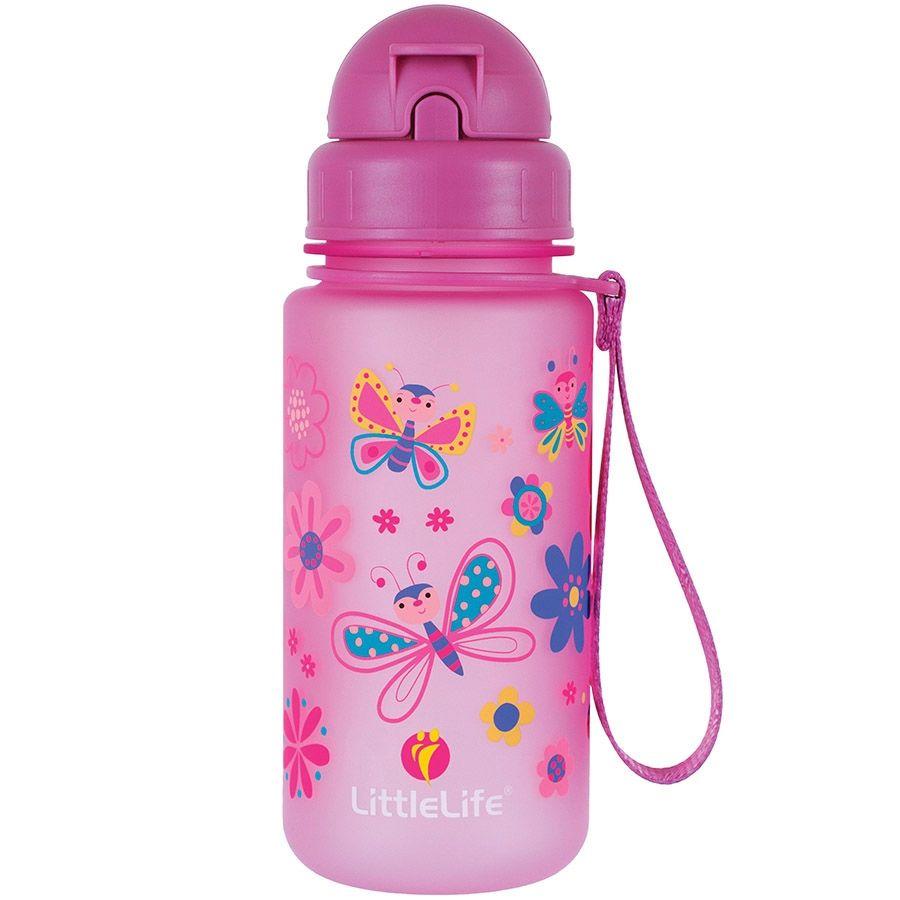 

Бутылка для воды детская Little Life Water Bottle 400ml butterfly