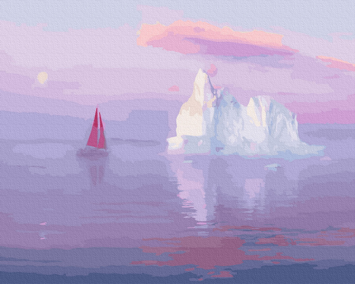 

Картина по номерам - Айсберги BrushMe 40*50см. (GX34628)