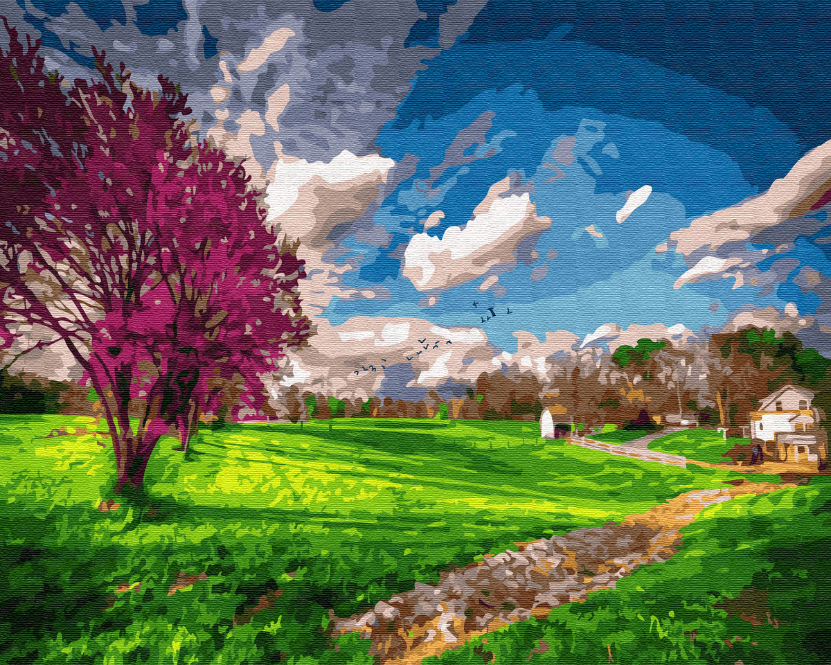 

Картина по номерам - Времена года: весна Brushme 40*50 см. (GX34761)