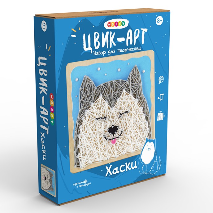 

Набор для детского творчества Стринг-арт Woody "Хаски"