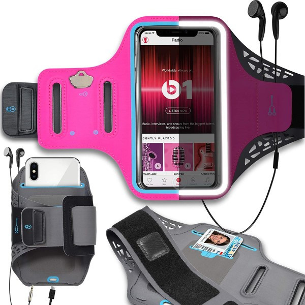 

Чехол на руку Njjex для смартфона до 6.5" Pink