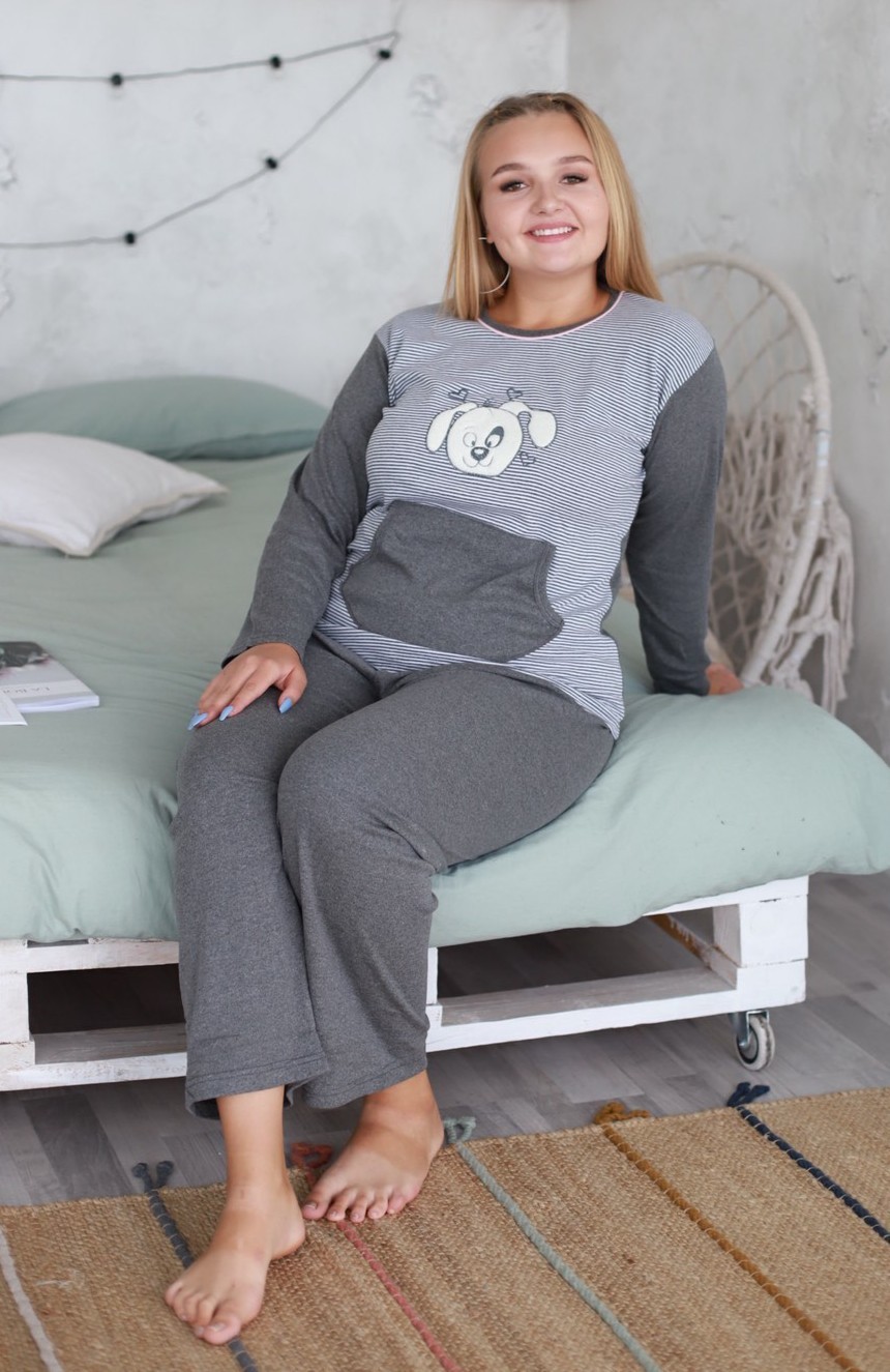 

Пижама Fawn Собачка XXL Серая