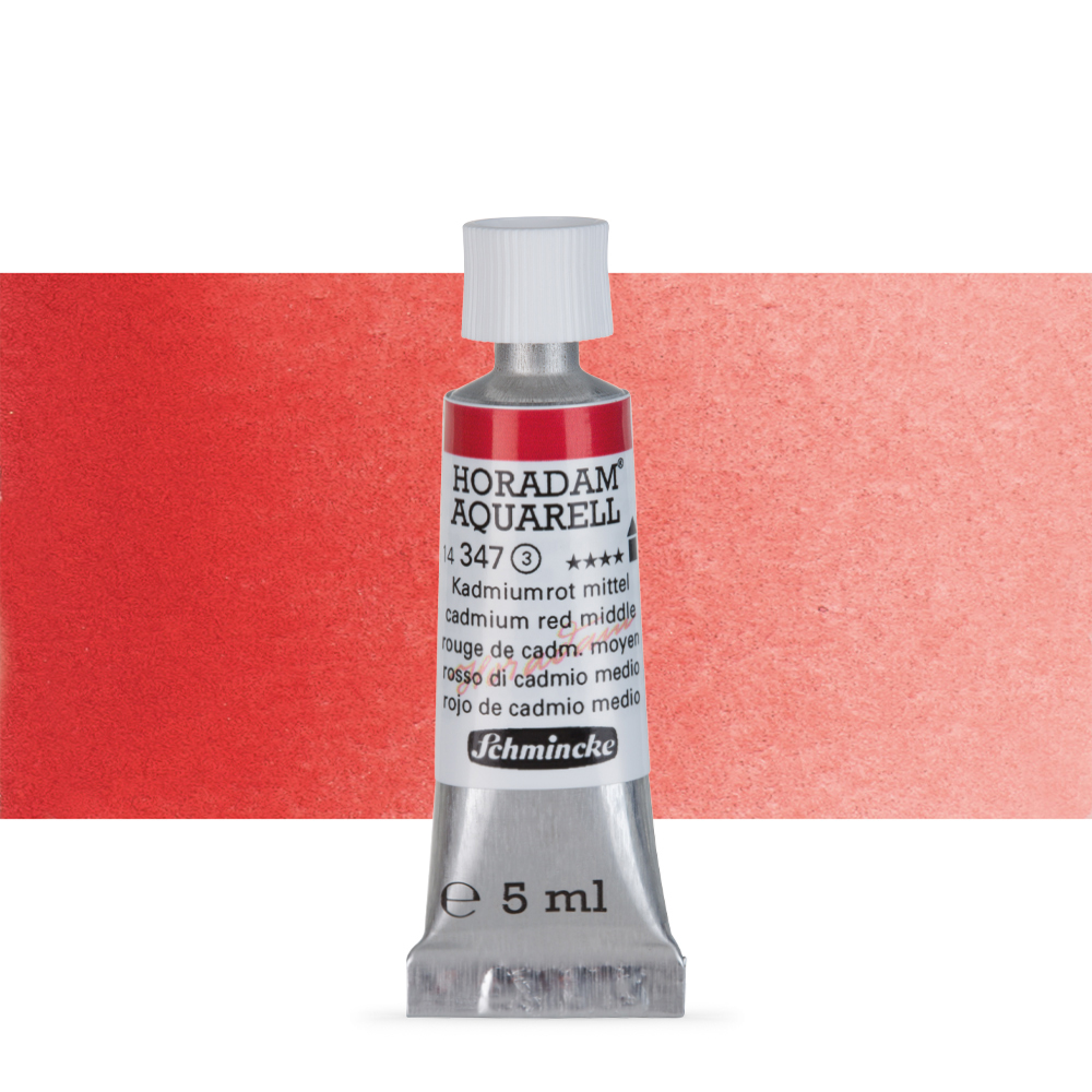 

Акварель Schmincke Horadam Aquarell 5 мл cadmium red middle