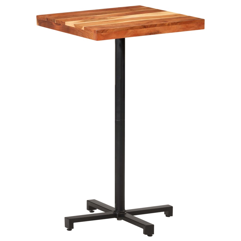 

Барний стіл Shumee квадратний 60x60x110 см акація коричневий 320284