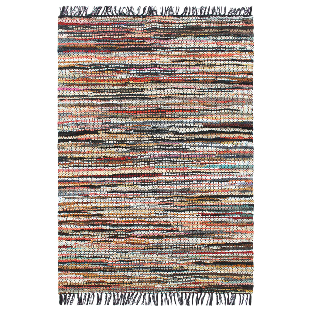 

Ручний тканий килим Shumee Чінді шкіра 120x170 см різнокольоровий 133978